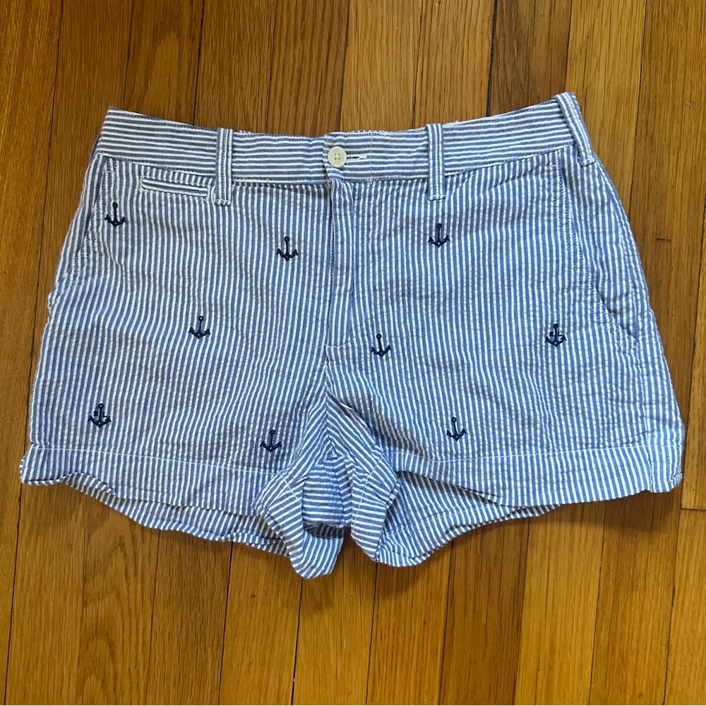 Polo Ralph Lauren embroidered seersucker shorts